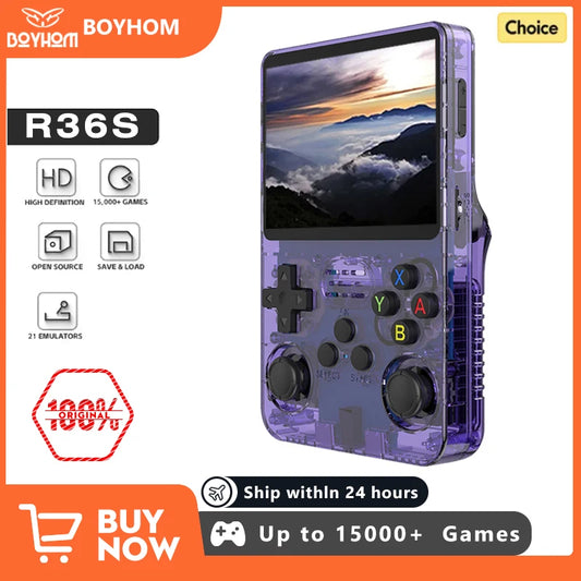 R36S Retro Handheld Video Game Console