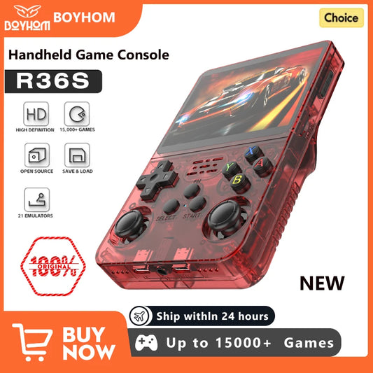 R36S Retro Handheld Video Game Console