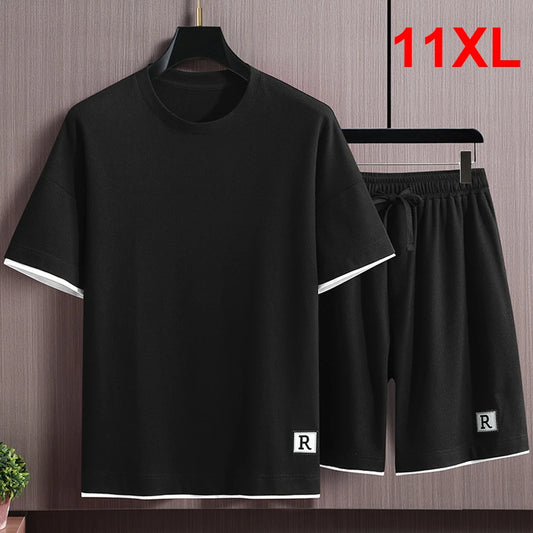 Aflczyu Casual Summer Men's Clothing Set (T-Shirt & Shorts)