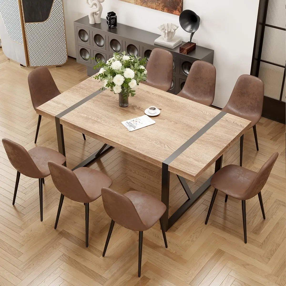 8-Person Dining Table Set