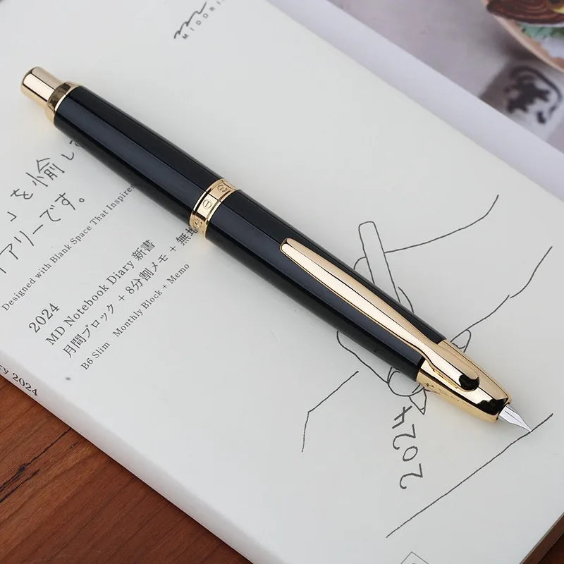 New MAJOHN-A1 Compression Type Telescopic Fountain Pen