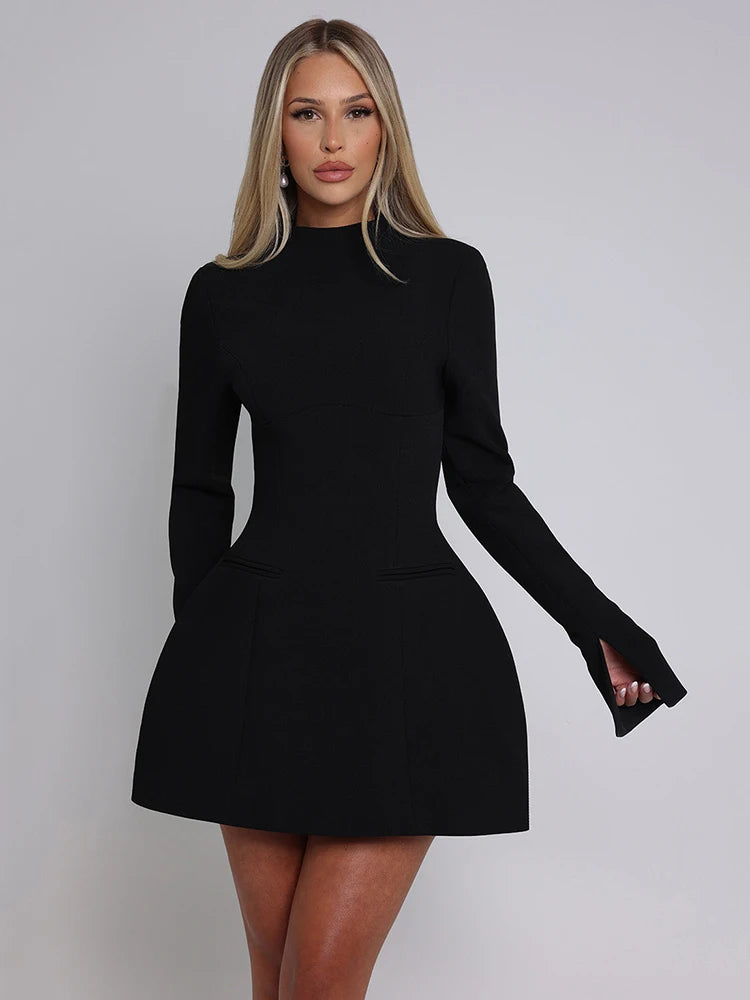 Mozision Sexy & Club Backless Mini Dress