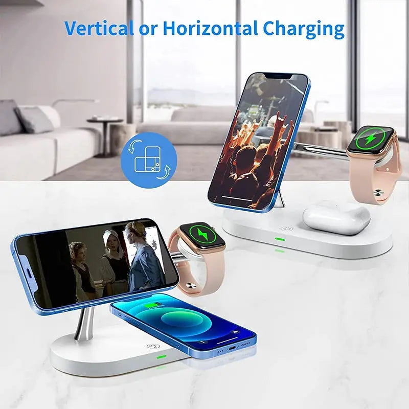 5-in-1 Magnetic Wireless Charging Station