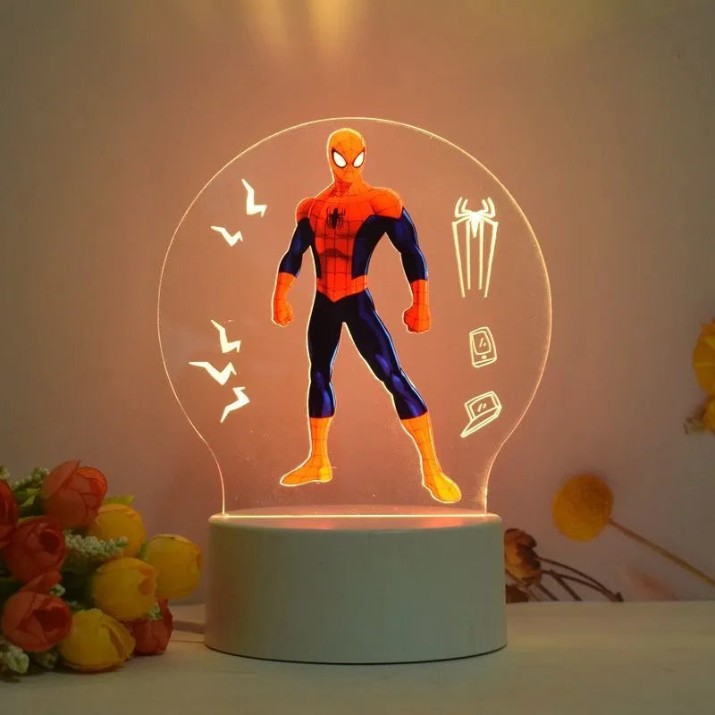 Night Light: Avengers Spider Man Peripheral Cartoon