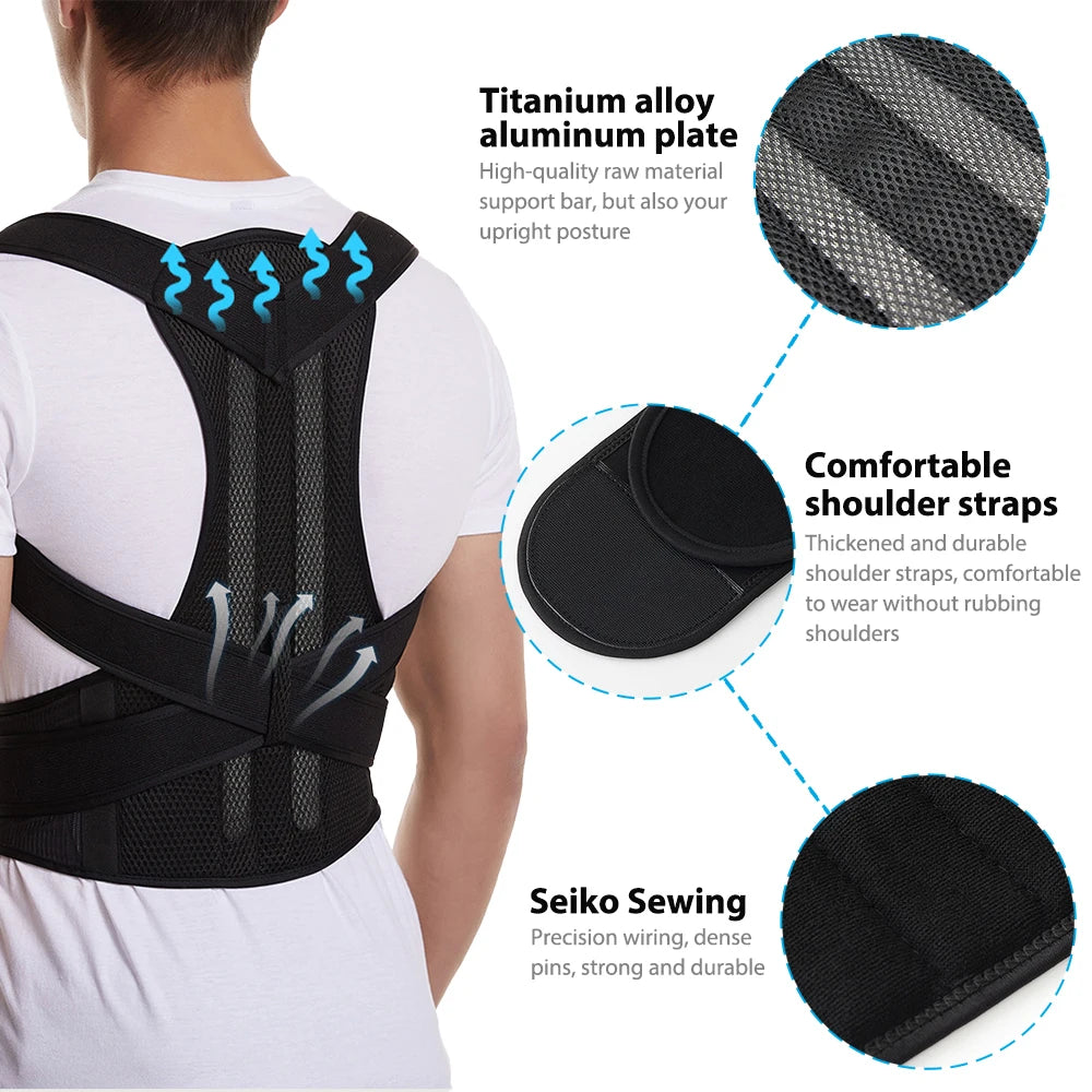 Adjustable Back Straightener Posture Corrector