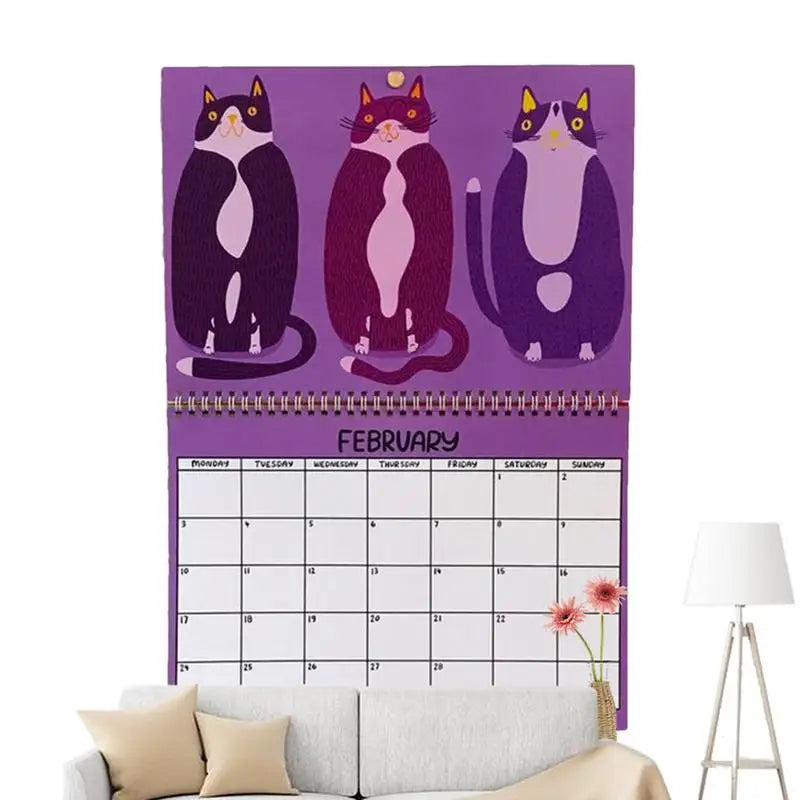 2025 Cat Wall Calendar