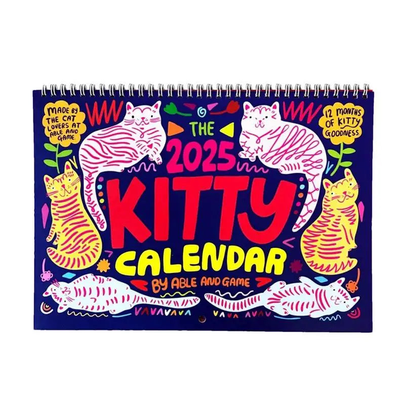 2025 Cat Wall Calendar