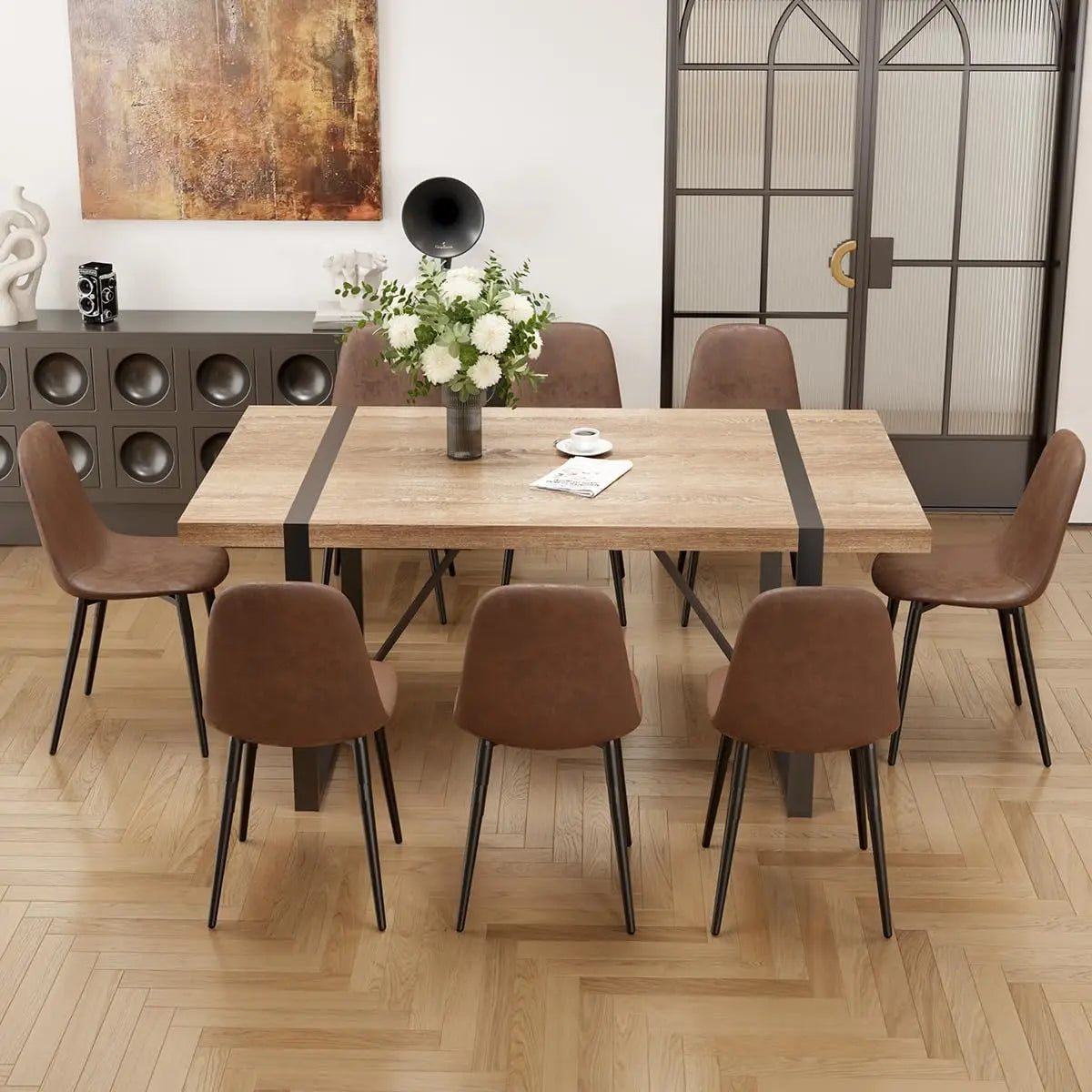 8-Person Dining Table Set