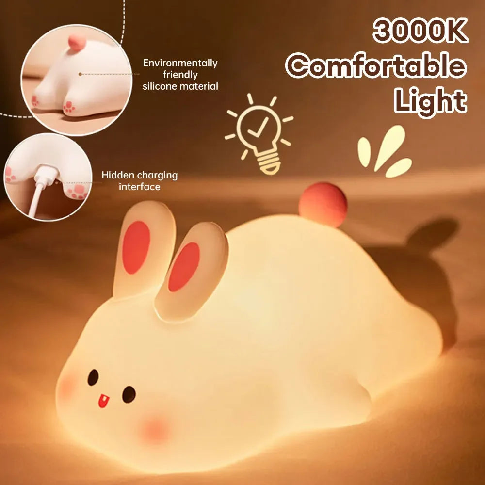 Big Face Rabbit Night Light