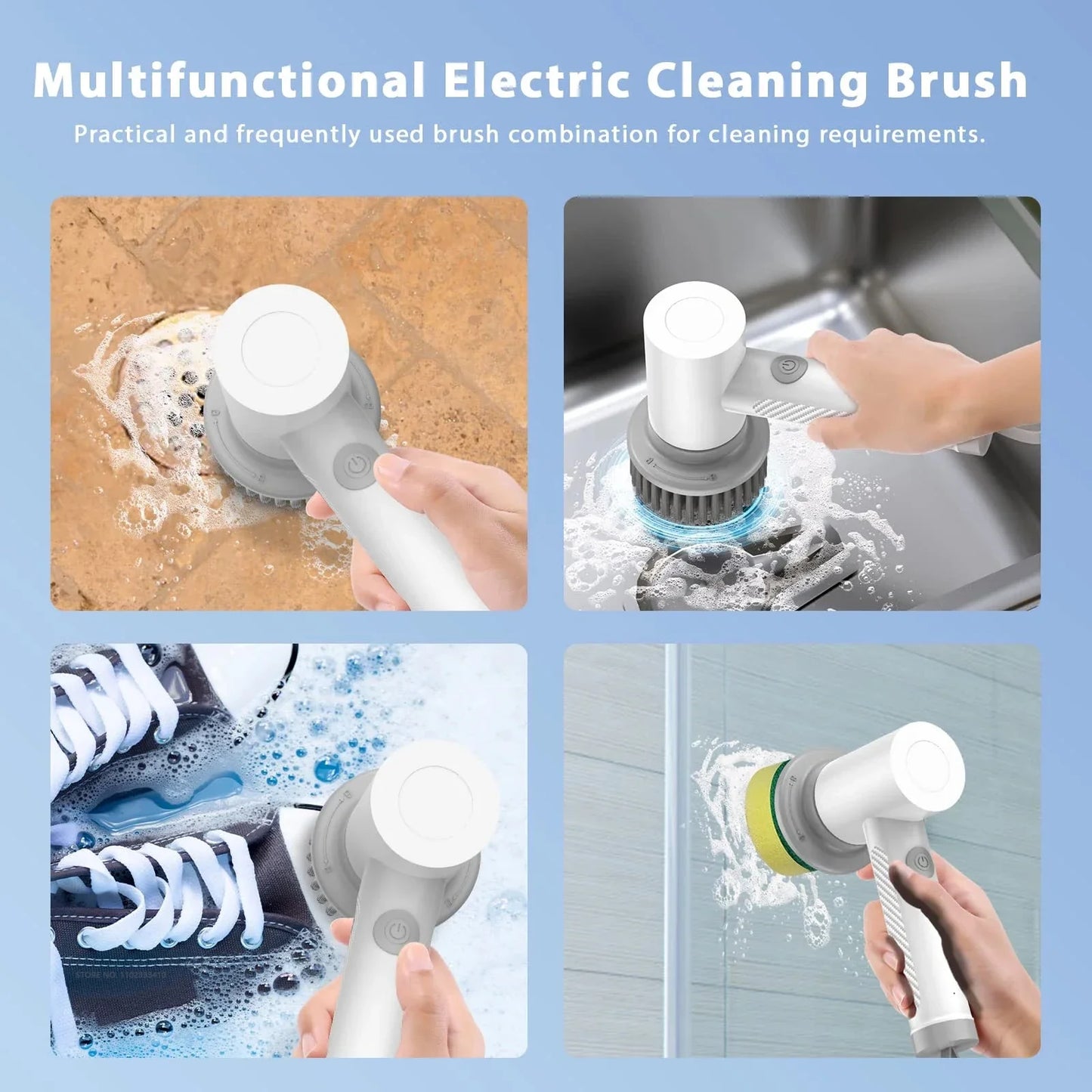 Xiaomi Electric Spin Scrubber (Rechargeable, Multipurpose Cleaning Brush)