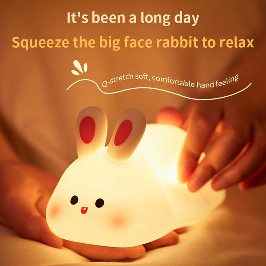 ATcomm Cute Rabbit-Shaped Night Light