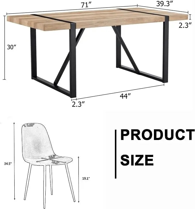 8-Person Dining Table Set