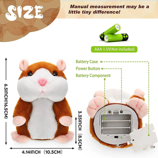 Cute Talking Hamster Toy Children's Best Friend