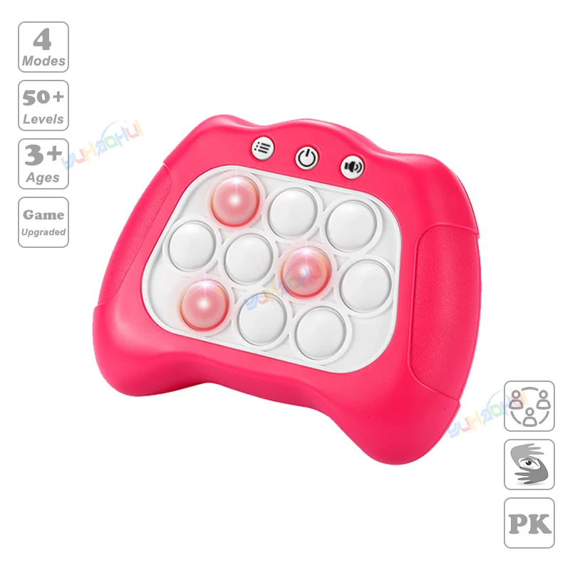 YuHaoHui Quick Push Game and Pop Light Fidget Sensory Toy