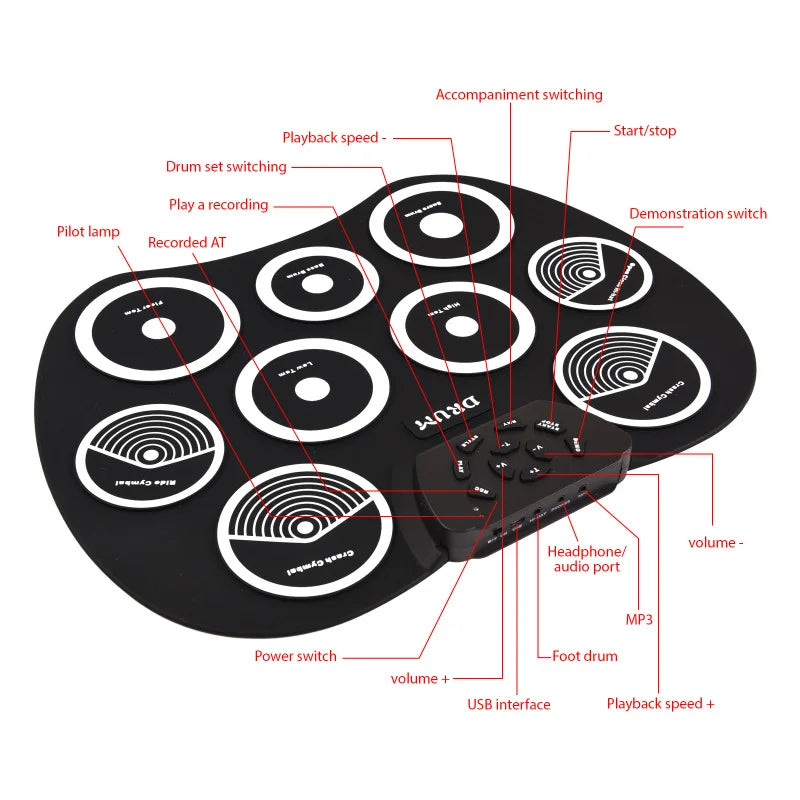 Electronic Drum Set G80