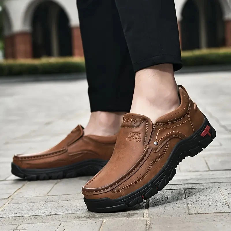 Split Leather Loafers: Abfuber ELEGANT