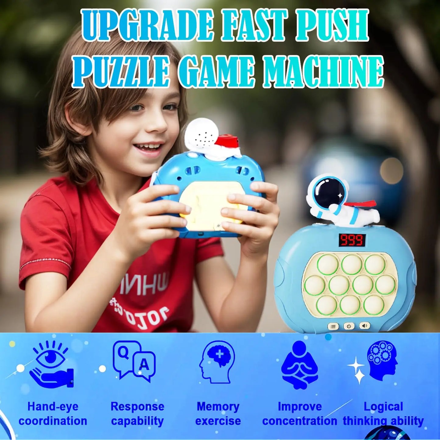 YuHaoHui Electronic Pop Speed Push Game Console