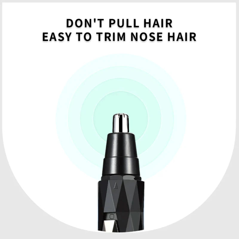 Kemei 2-in-1 Rechargeable Nose & Ear Trimmer