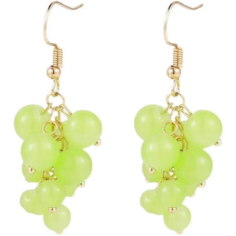 Plant-Shaped Drop Earrings