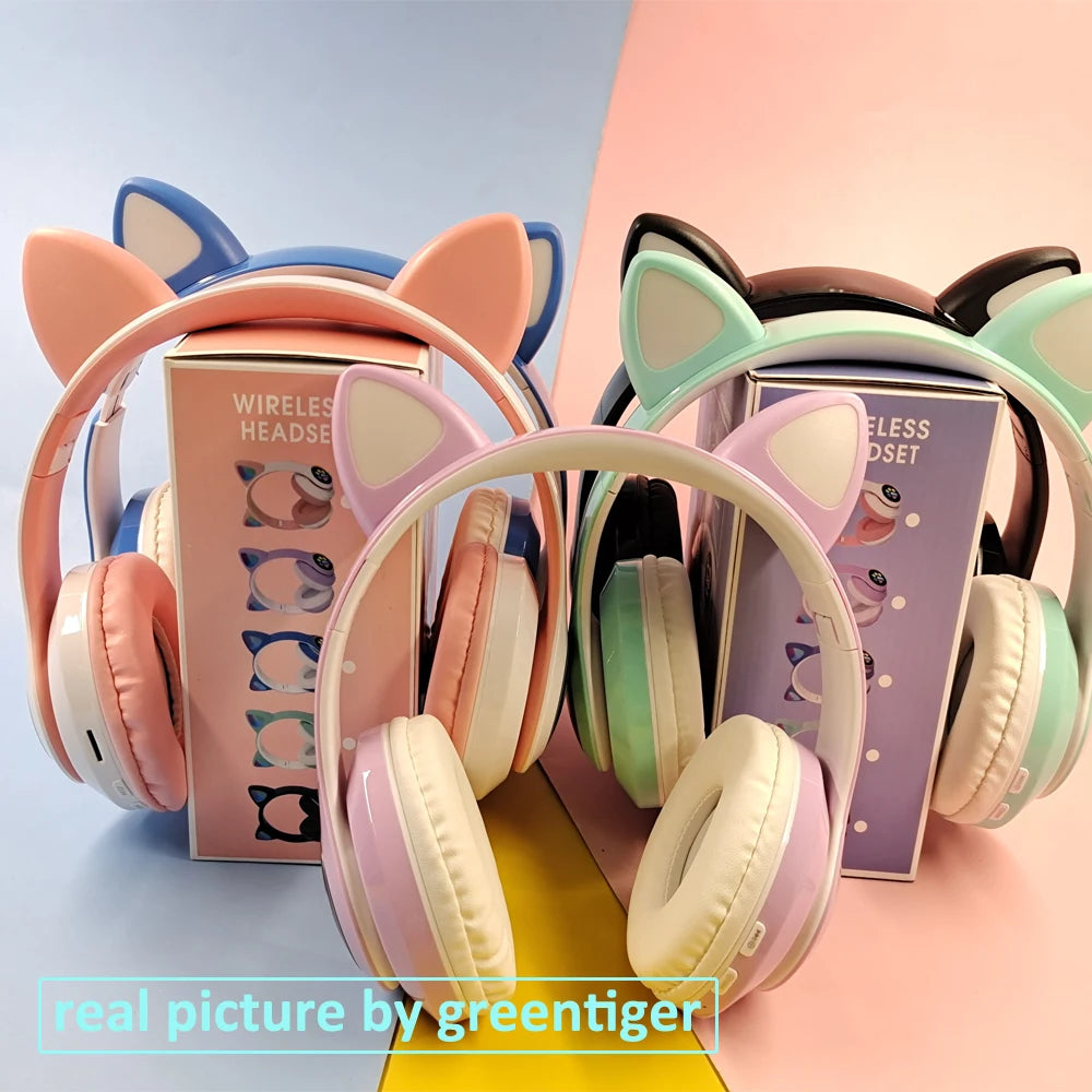 KGG Cat Ear Wireless Headphones